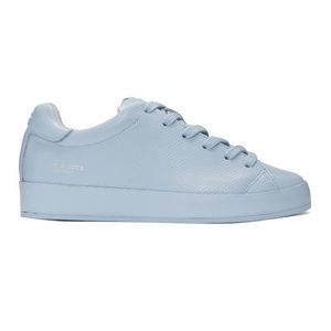 Rag & Bone RB1 Low-Top Blue Perforated Sneakers